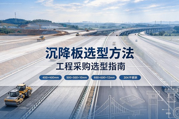 新星沉降板选择方法