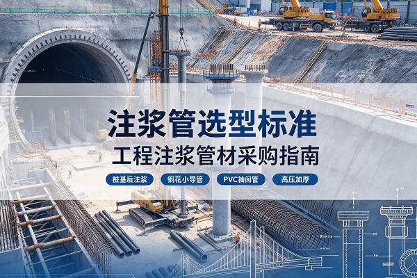 新星注浆管选型标准