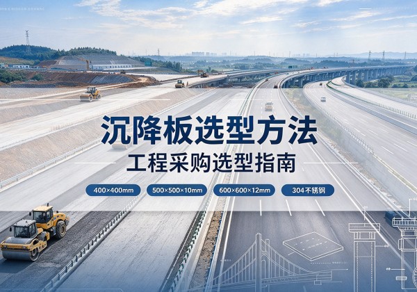 新星沉降板选择方法